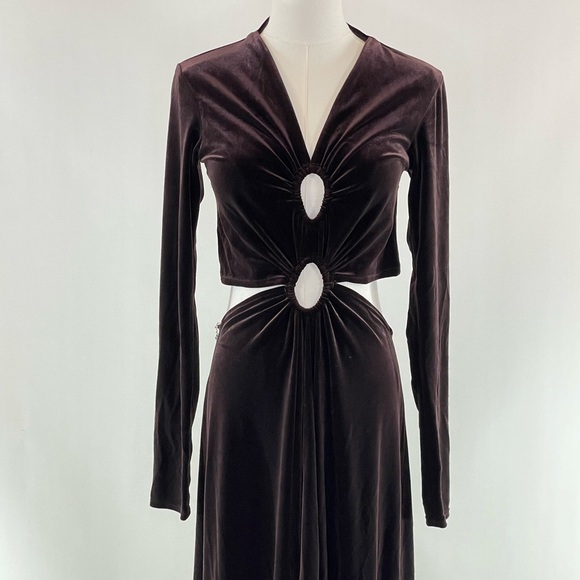 A.L.C. Maeve Cutout Velvet Dress, 8 - Picture 7 of 11